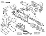 Bosch 0 601 937 7A3 GSB 9,6 VES-2 Cordless Impact Drill GSB9,6VES-2 Spare Parts
